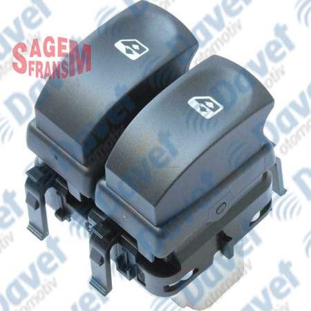 SAGEMFR 500943 Cam Acma Dugmesi On Sol Ciftli Clio Iii